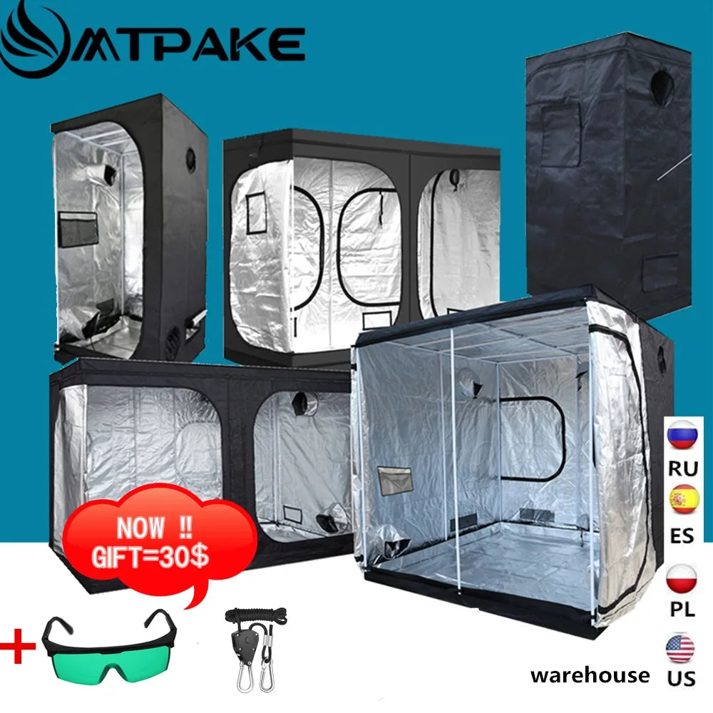 LED Grow Plant Grow Tents Indoor Growth Box 60/80/100/120/150/240cm Hydroponic Growth Room Temperature Room Plant Lighting Tent