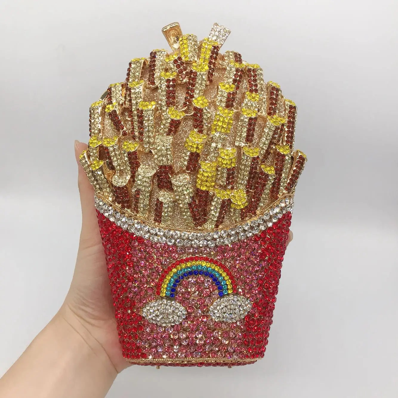 XIYUAN French Fries Bag Elegant Bling Women
