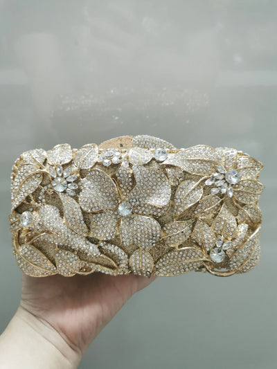 XIYUAN Hollow Out Women Flower Evening Bags