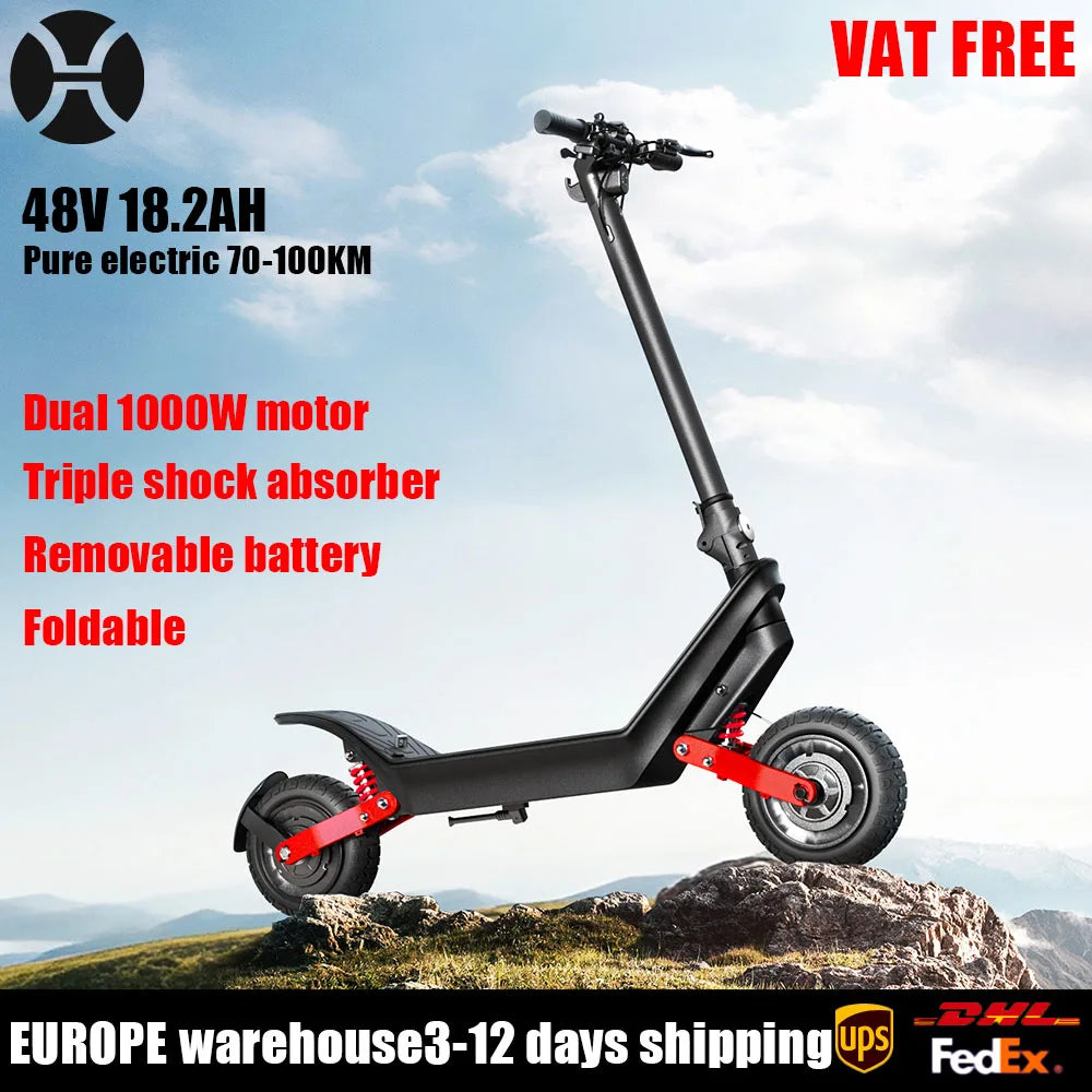 HX X10 Dual Motor Powerful Electric Scooter