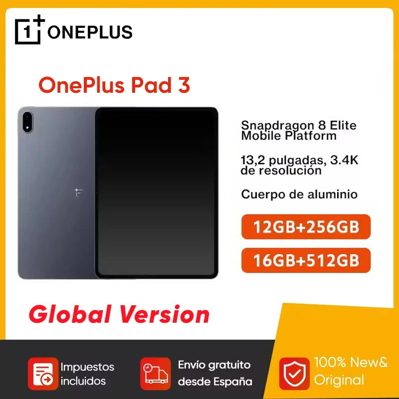Global Version OnePlus Pad 3 13 2inches