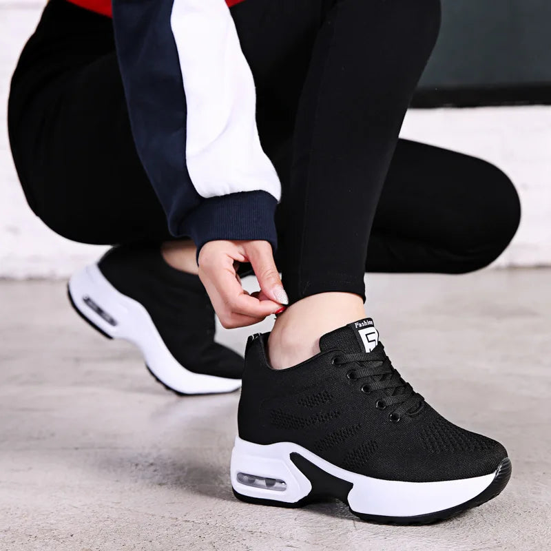 Women s Platform Mesh Breathable Sneakers Womens