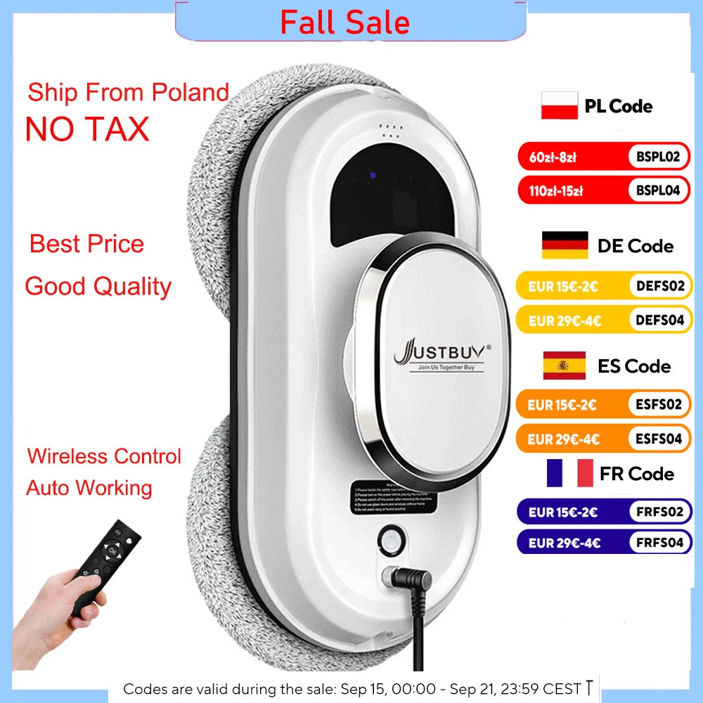 Fenster Saugroboter Reiniger Cleaning Electric Glas limpiacristales