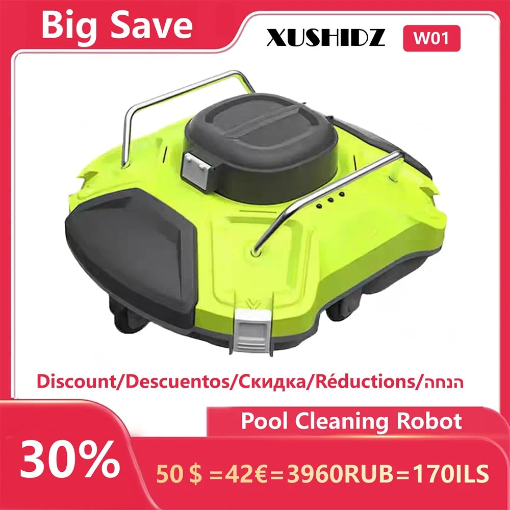 XUSHIDZ W01 Kabellos Robotic Pool Reiniger Vacuum
