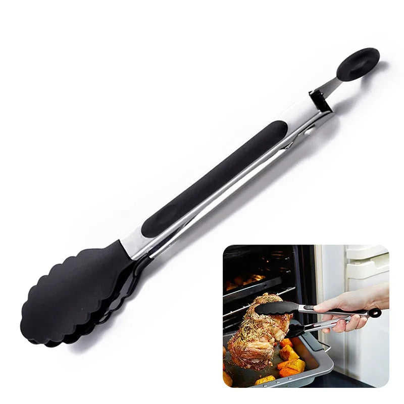 Food Tong Stainless Steel Küche Tongs Silicone
