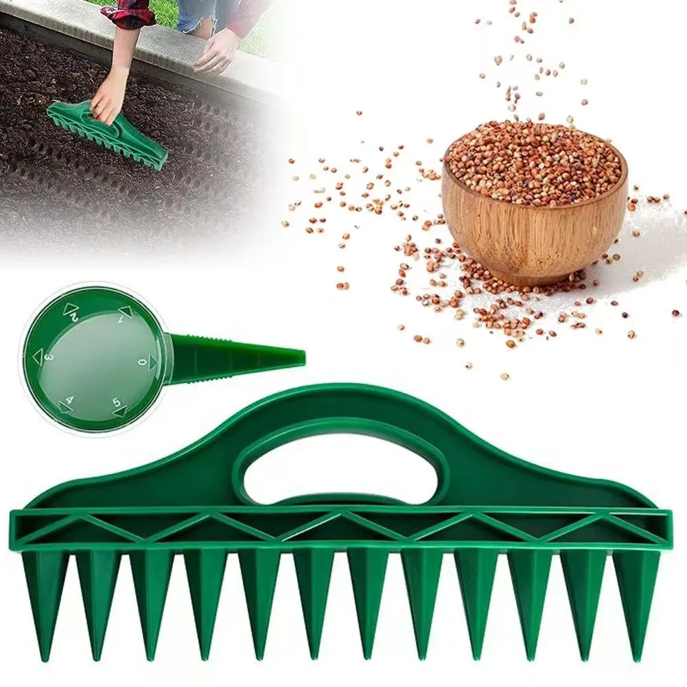 1pc Durable Plastic Hand Dibbler Garden Seeder