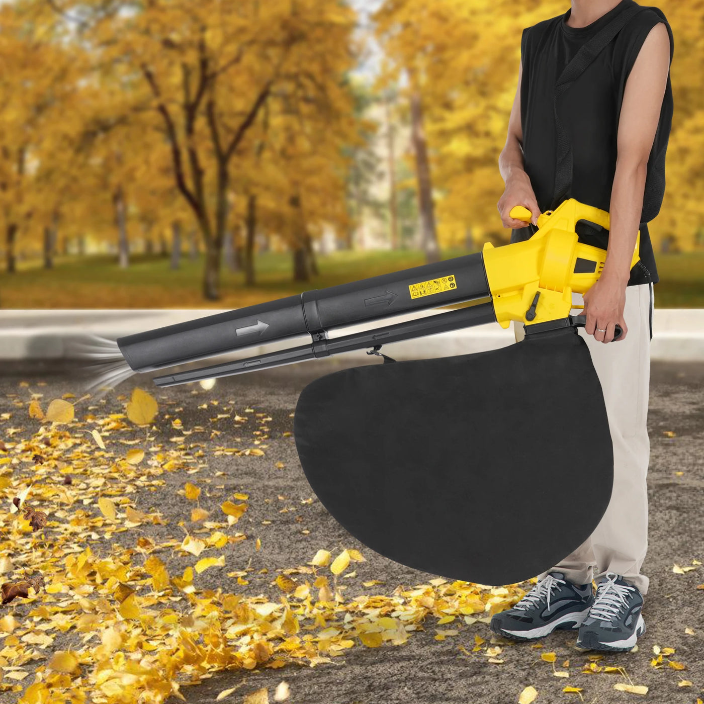 Electric Blade Blower Rustproof High Efficiency Courtyard