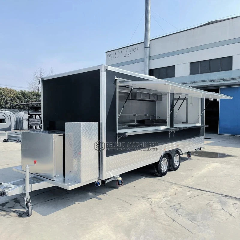 Factory Taco Truck Mobile Bbq Trailer For