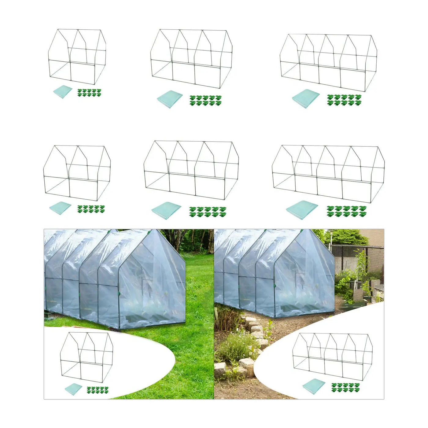 Mini Greenhouse Nursery Plant Cover Tent Garden
