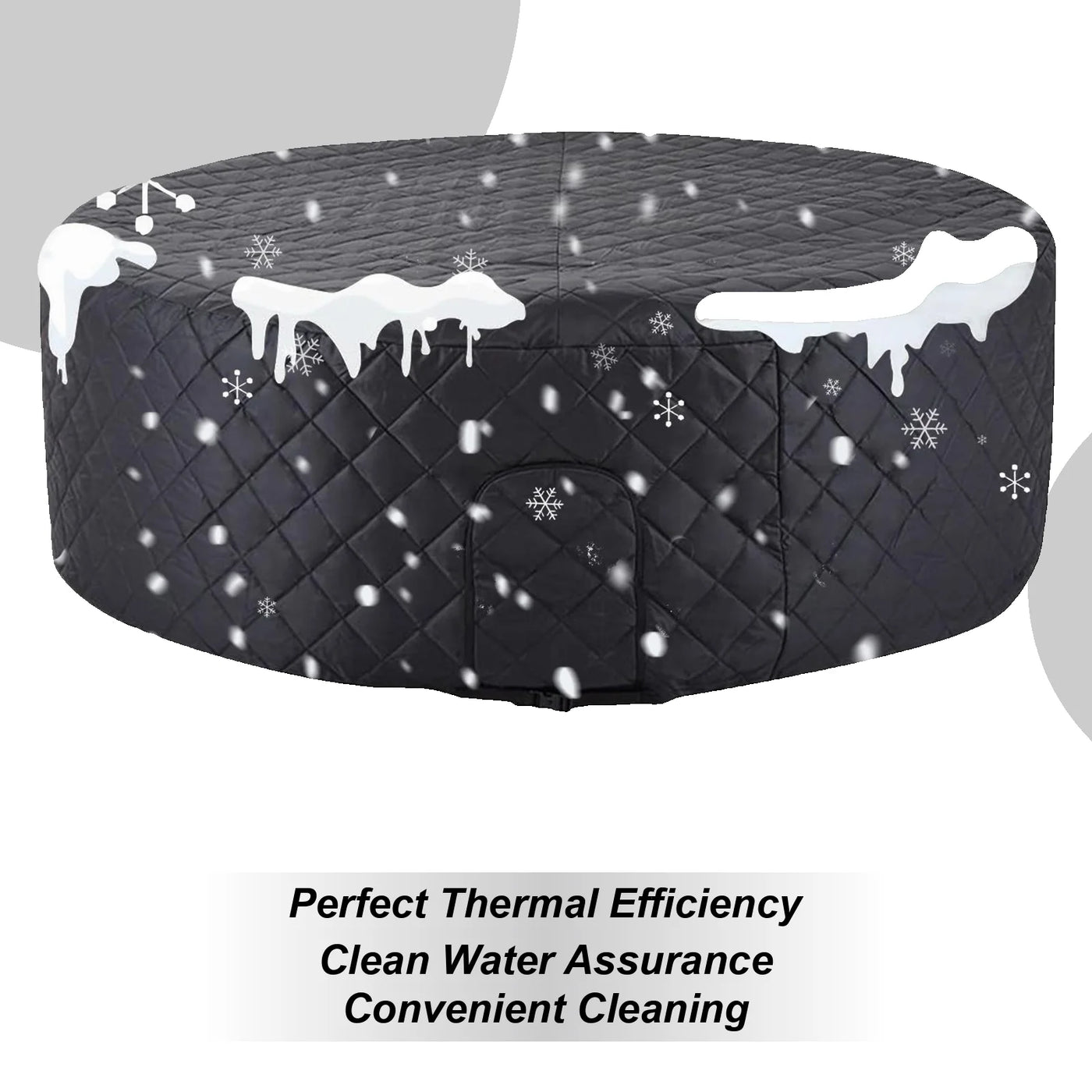 Hot Tub Insulated Cover Round Inflatable Thermal
