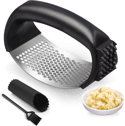 Garlic Press Rocker Stainless Steel Garlic Mincer