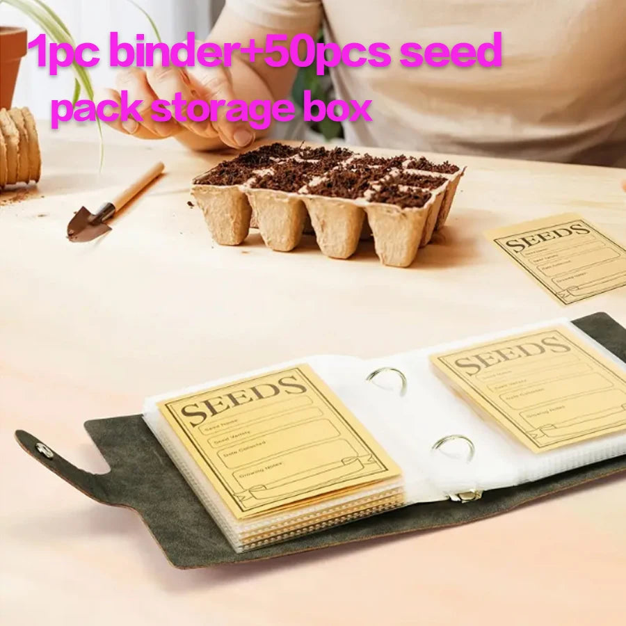 1set Garden Seed Storage and Organizing Set