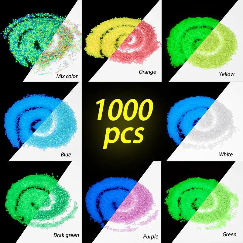 1000pcs Bag Luminous Sand Glow In Dark