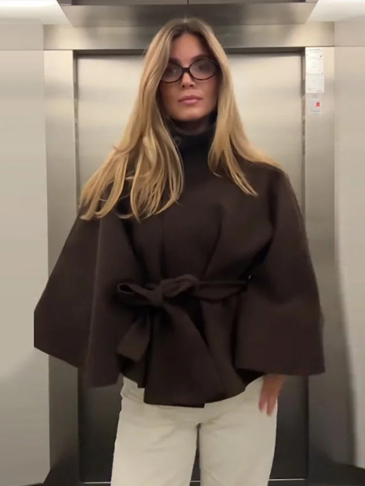 Elegant Fleece Women s Coats Solid Stand