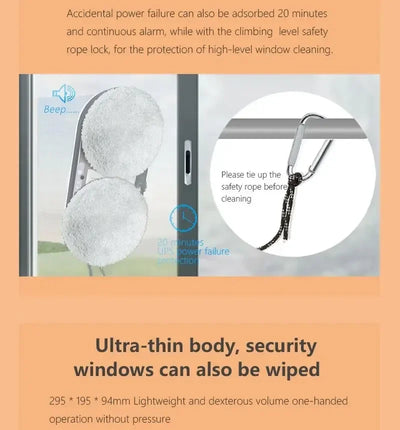 DIVEDEER Fenster Reiniger for home use fully