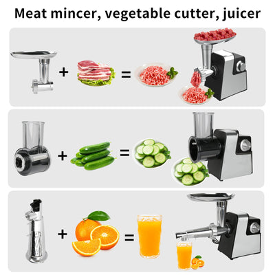 Electric Meat Grinders 400W Food Crusher Juicer