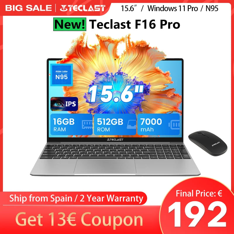 Teclast F16Pro Laptop 15 6 Inches for