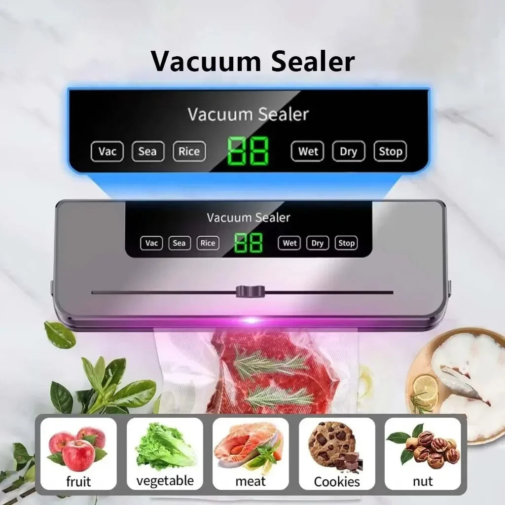 Vacuum Sealer Automatic Sealing Opening Dual-Use Food