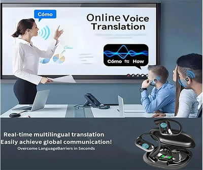 UYUXIO Real Time Translator Headphones AI Language