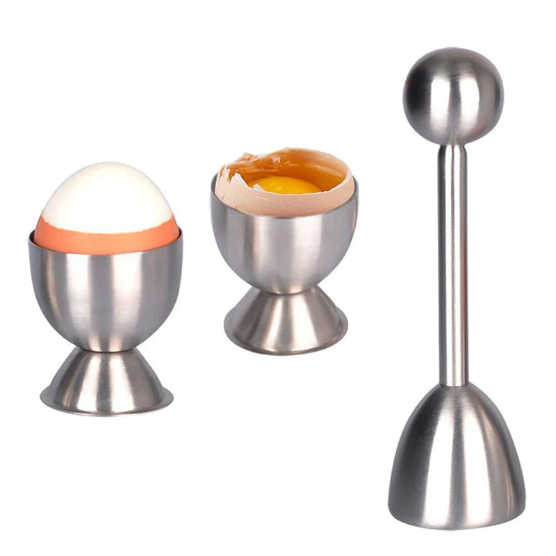 Egg Shell Opener Stainless Steel Egg Cup