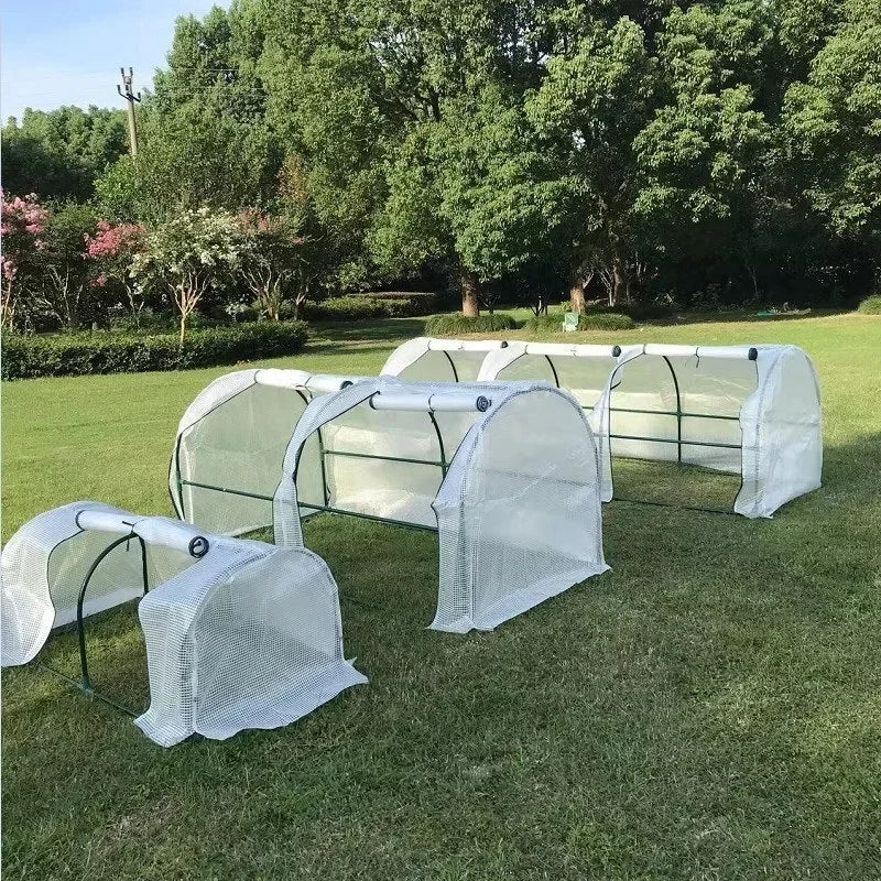 Indoor Outdoor Garden Tunnel Greenhouse Cover Winter Plant Freeze-proofing Waterproof Green House Warm Room Cover Without Frame