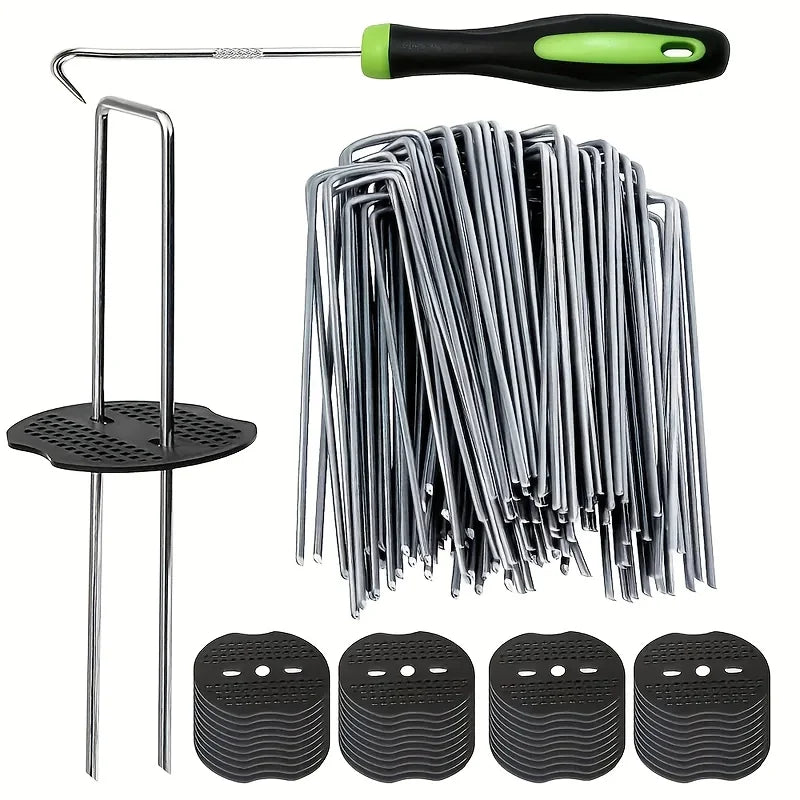 101pcs Garden Stakes Set - U-shaped Galvanized