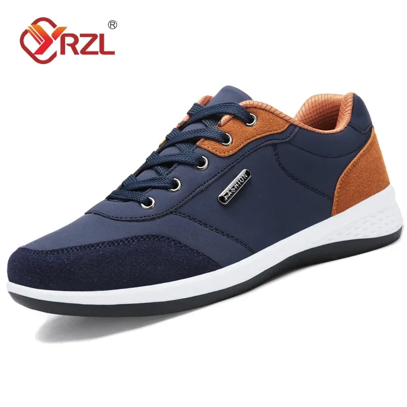 YRZL Men Shoes Spring Autumn Waterproof Walking