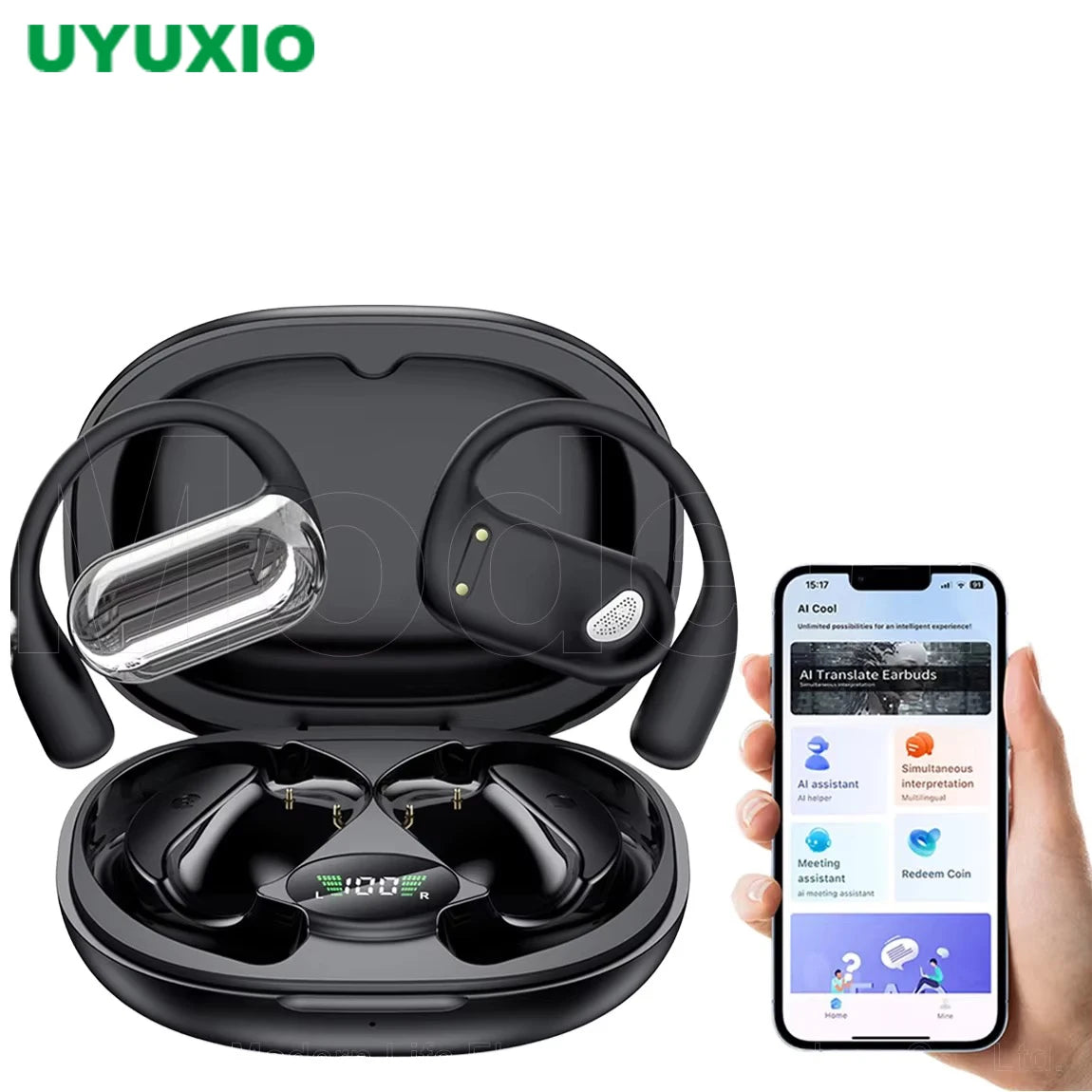 UYUXIO Real Time Translator Headphones AI Language
