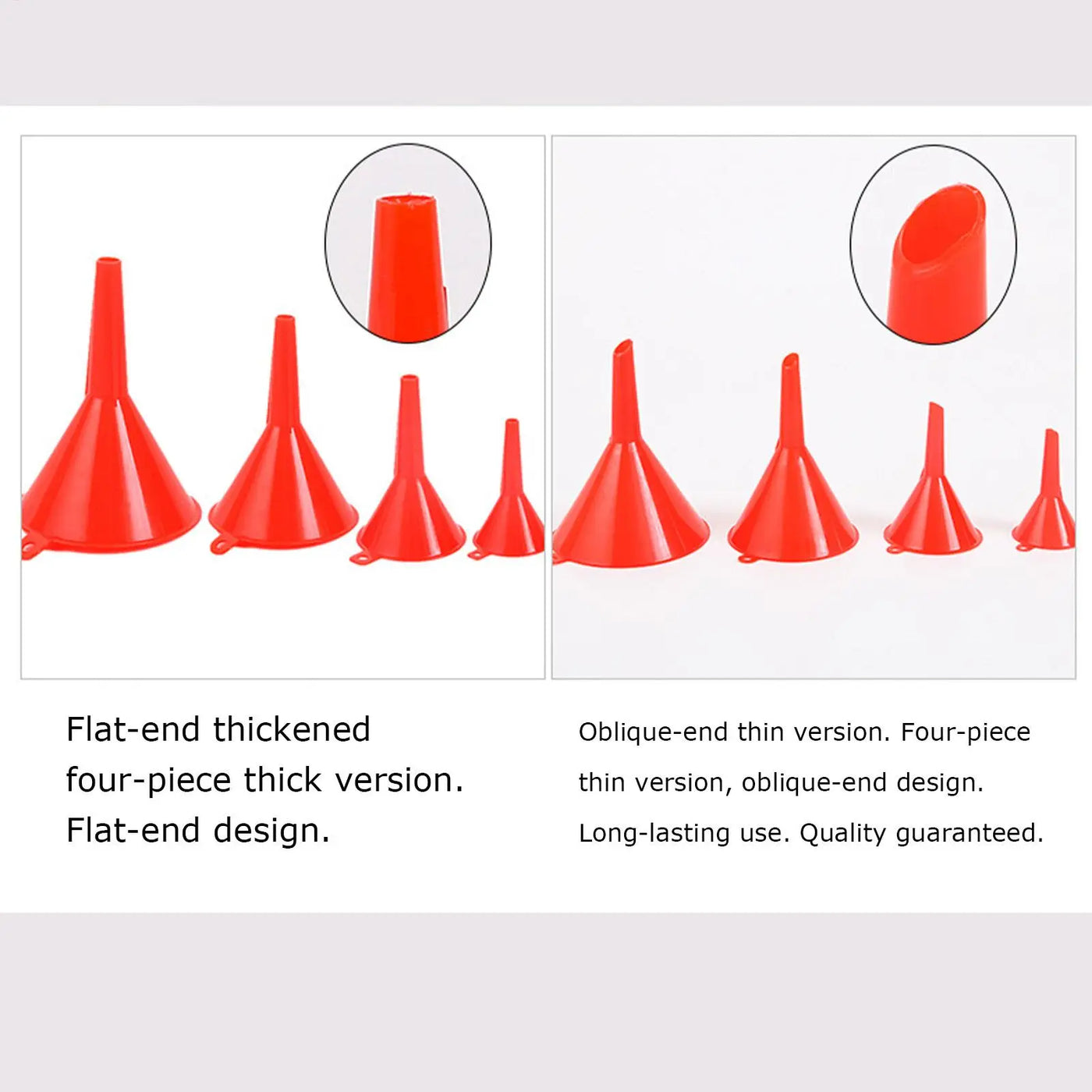 4pcs Plastic Küche Funnel Set for Filling