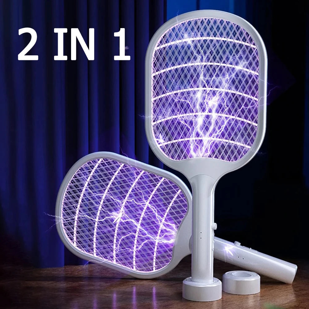 2 In 1 Electric Foldable Mosquito Swatter