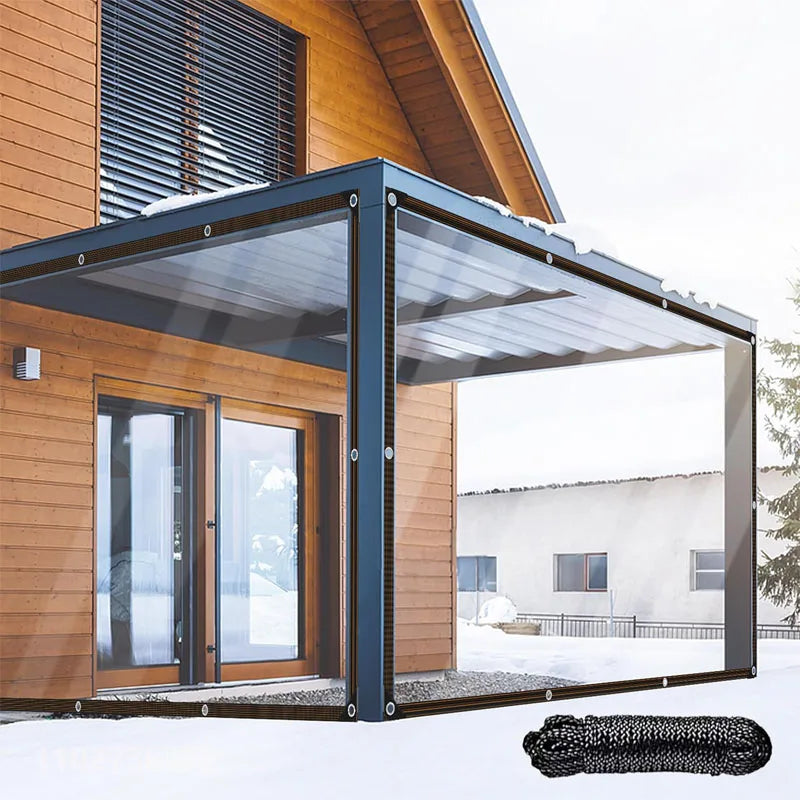 Transparent rainproof shading cloth tarpaulin Lightweight waterproof