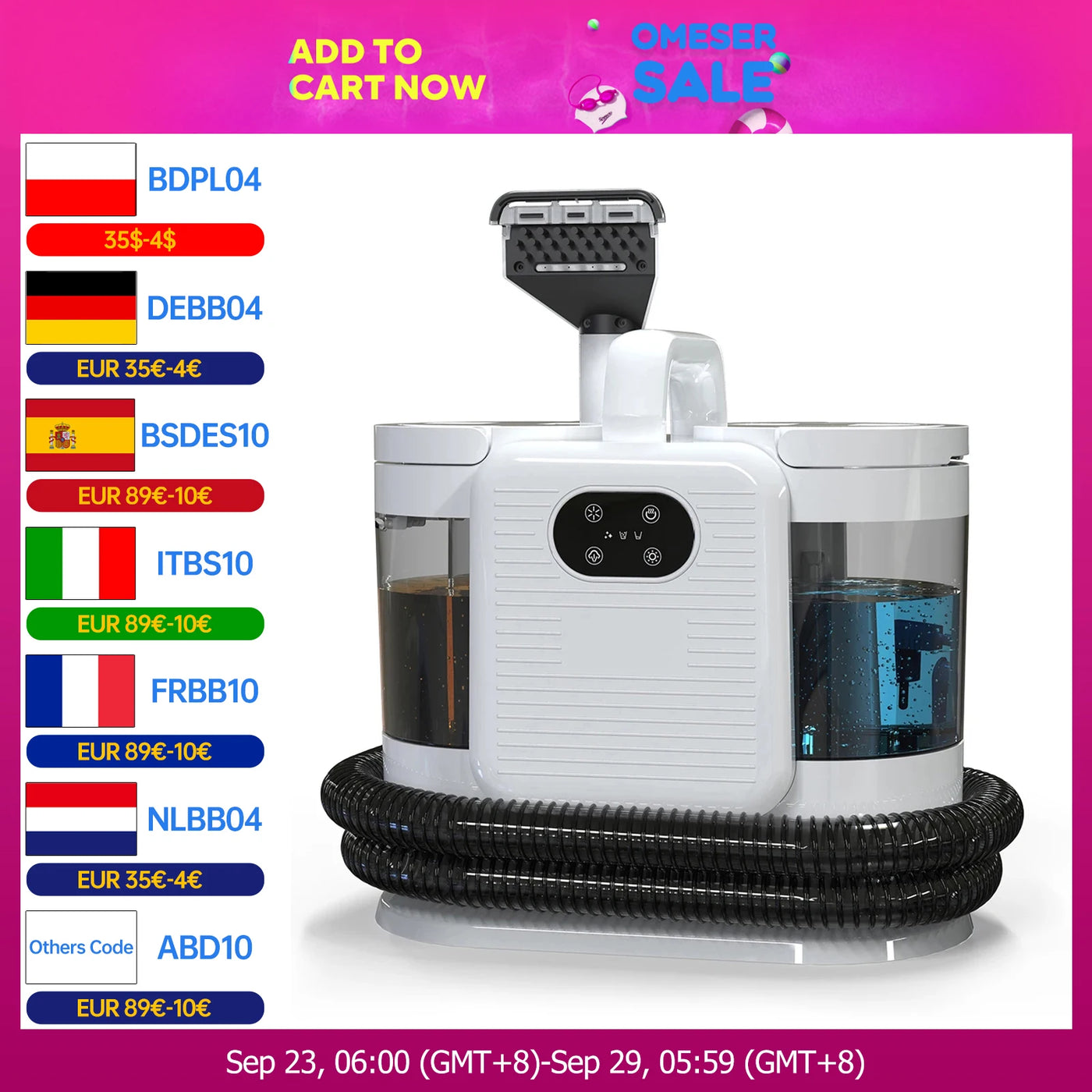 OMESER C988 1650W Dampf Cleaning Spray Maschine