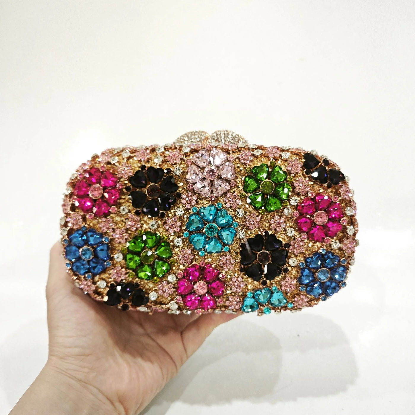 XIYUAN Women Muti-Colorful Luxury Designer Diamond Handbag