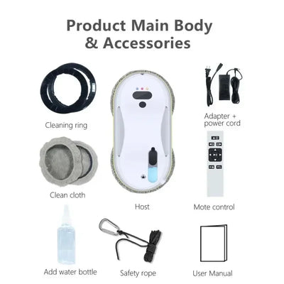 DIVEDEER Fenster Reiniger for home use fully