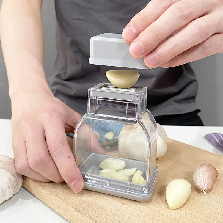 Manual Pressing Garlic Grinding Grater Cutter Cooking