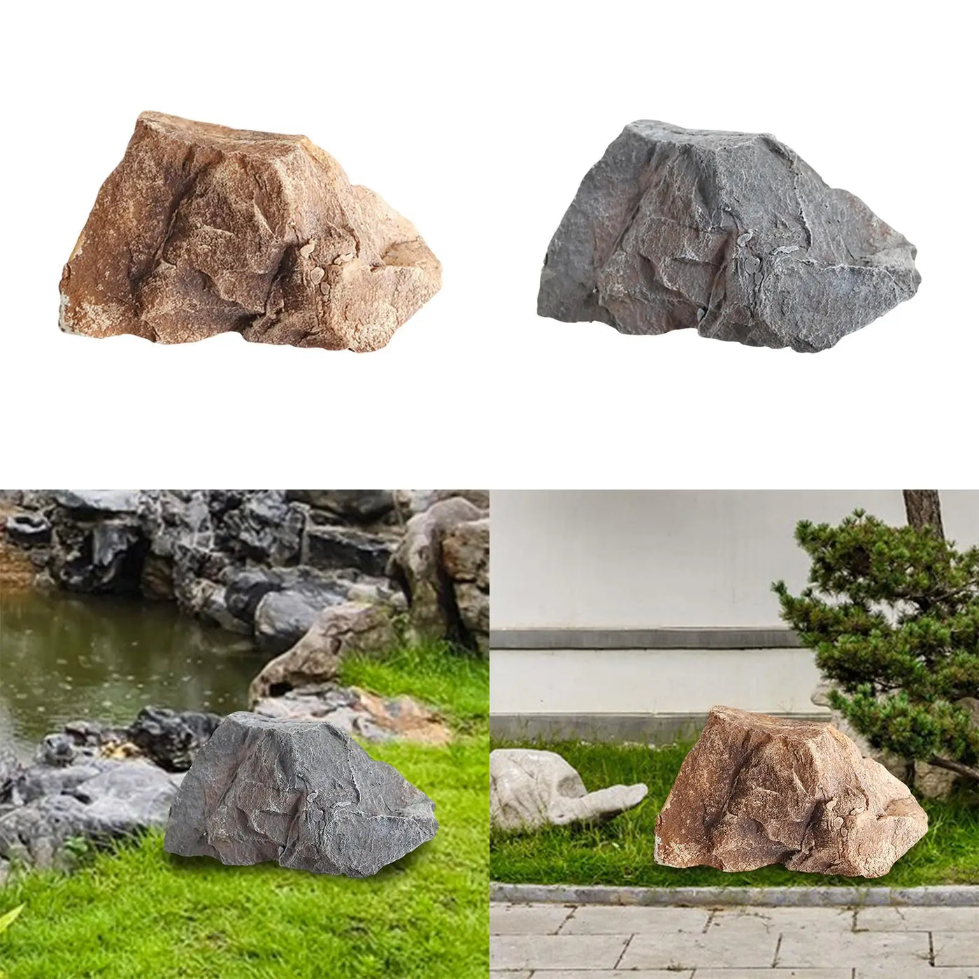 Artificial Rock Natural Texture PU Realistic Sandstone