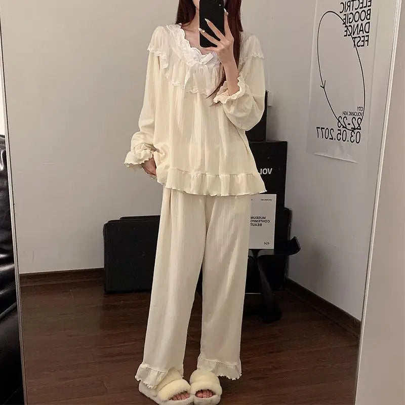 Palace Style New Sleepwear Women s Apricot