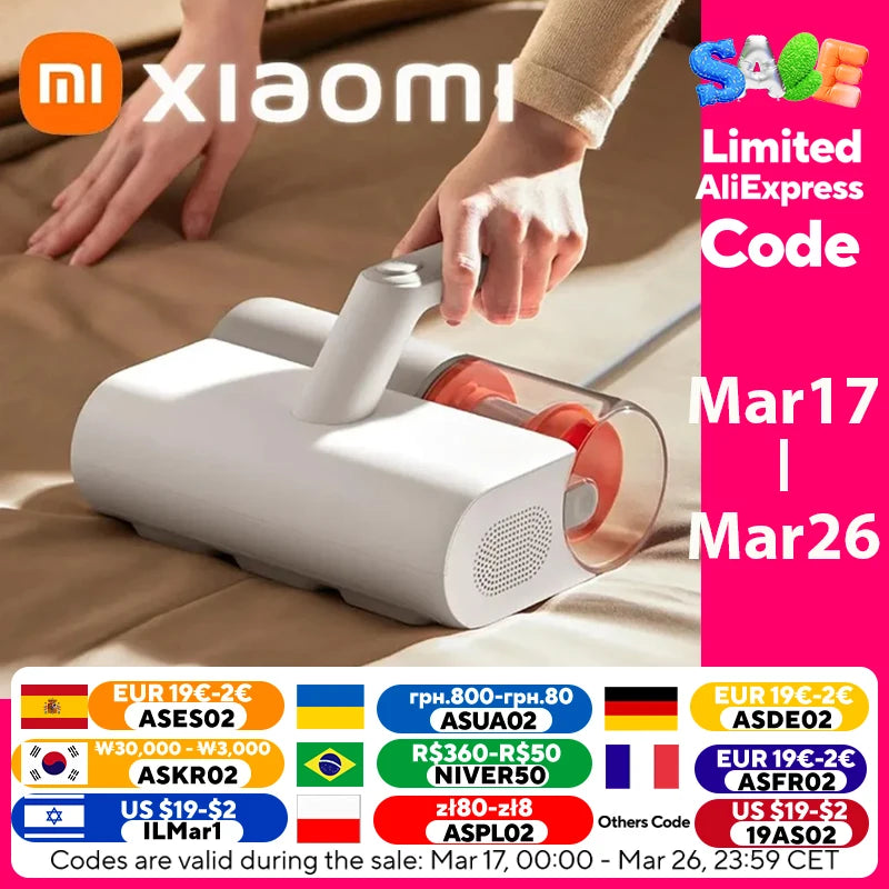 Original Xiaomi Mijia Mite Remover Handstaubsauger Staubsauger