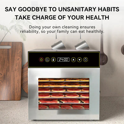 DIVEDEER Household 8-layer Stainless Steel Food and