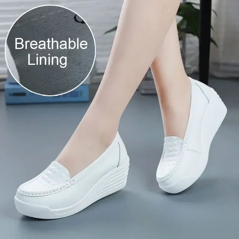 Women Wedge Platform Shoes Fashion Comfortable Increase