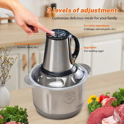 Electric Meat Grinders 5L Food Crusher Stainless