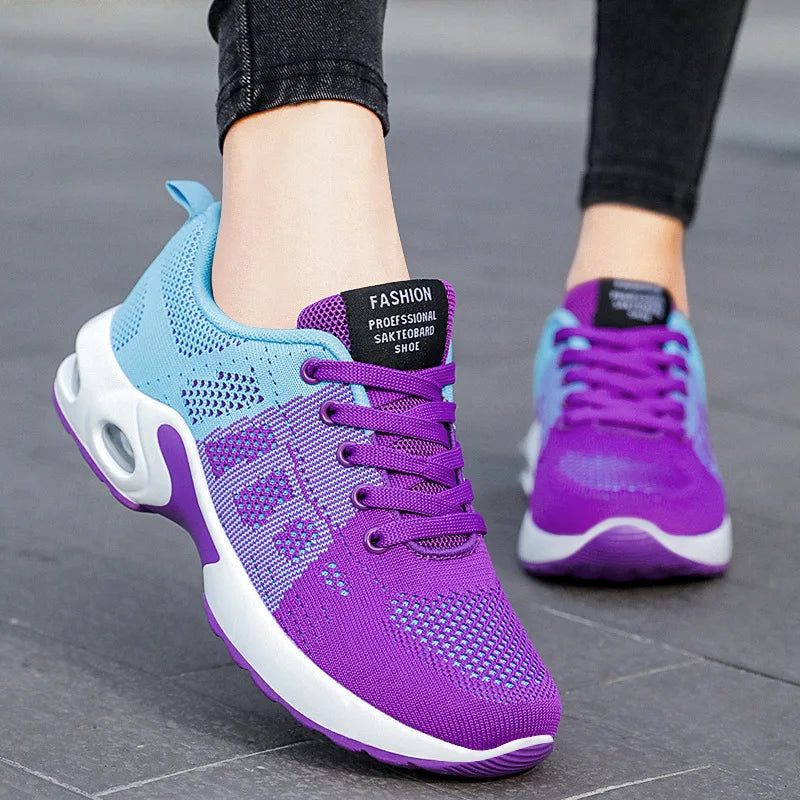 New Running Shoes Ladies Breathable Sneakers Summer