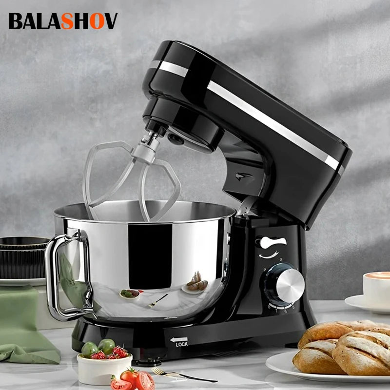 3in1 Multifunctional Chef Machine Kitchen Food Processor Stand Cream Egg Whisk Mixer Blender Cake Dough Bread Maker Machine