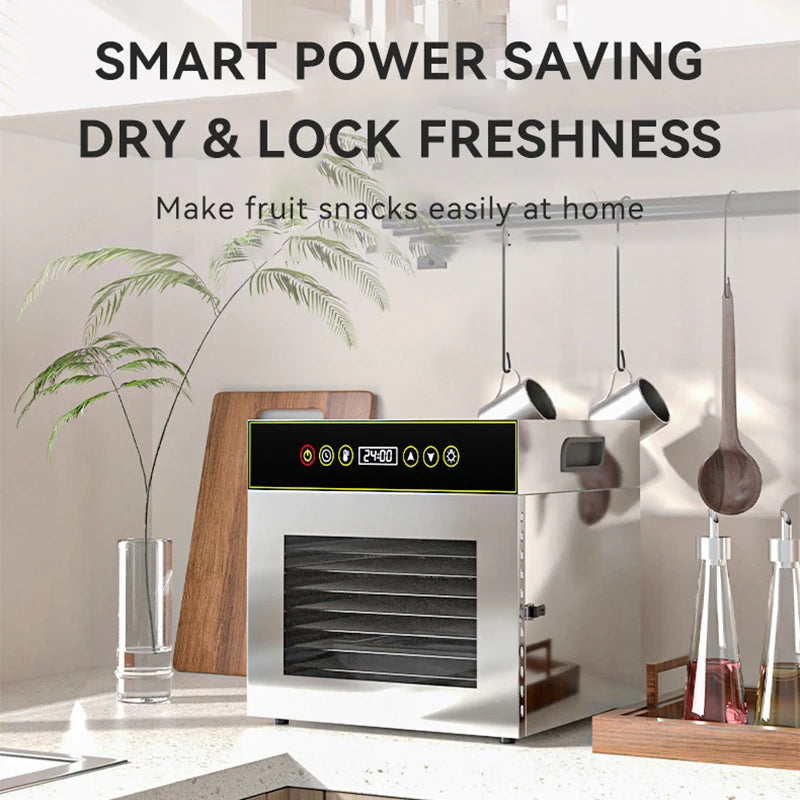 DIVEDEER Household 8-layer Stainless Steel Food and