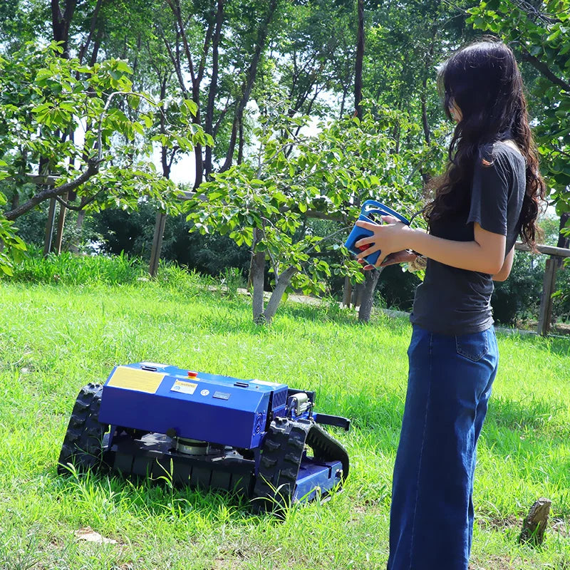 Customized 550mm Four-Stroke Self-Propelled Remote-Controlled Lawn Mower