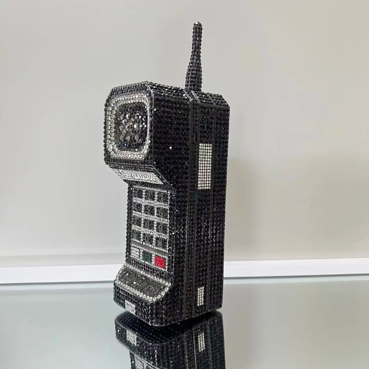 XIYUAN Newest Cellphone Shaped Rhinestone Evening Clutch