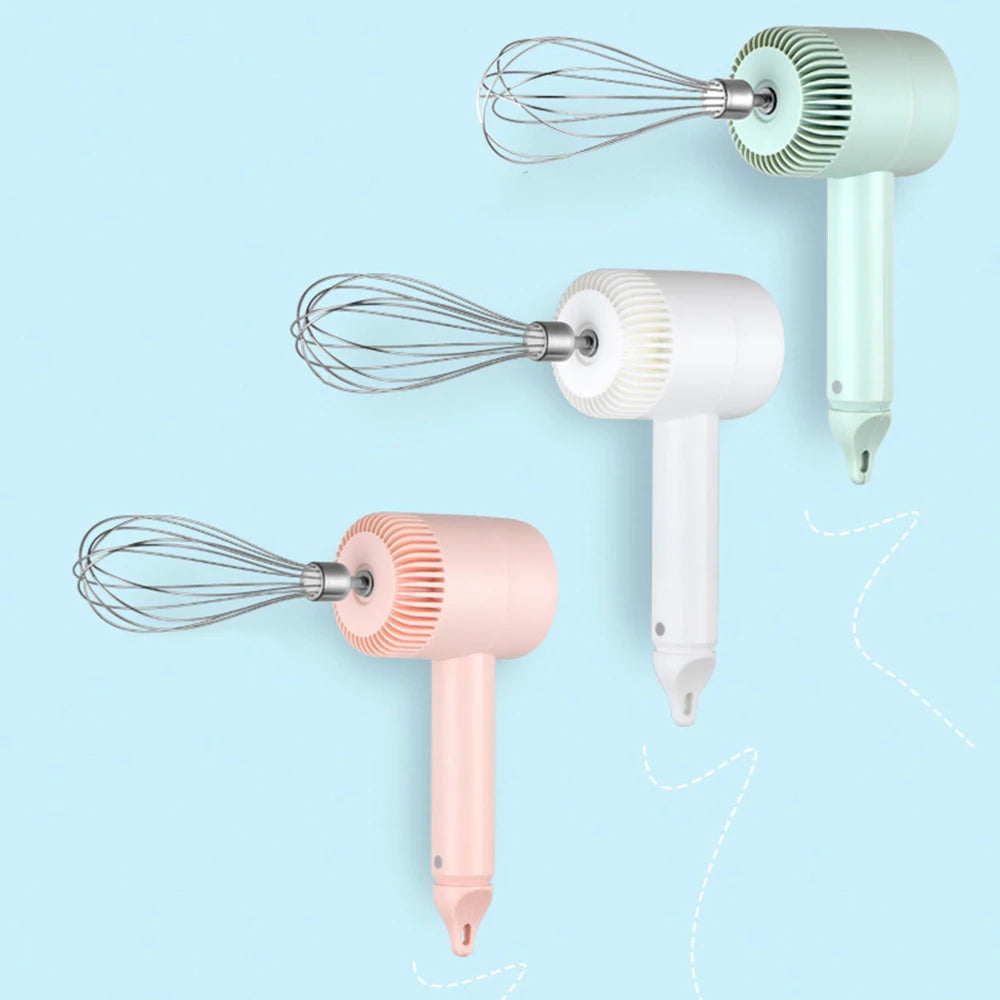 Wireless Electric Food Mixer USB Portable Foam
