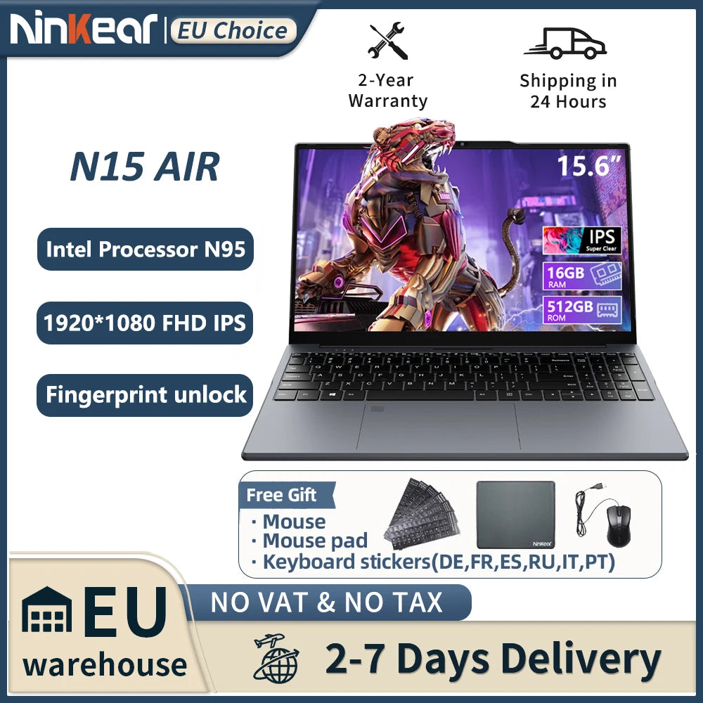 Ninkear N15 Luft Laptop 15 6 IPS
