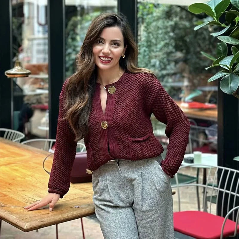 2025 Autumn Winter Knitted Cardigans For Women