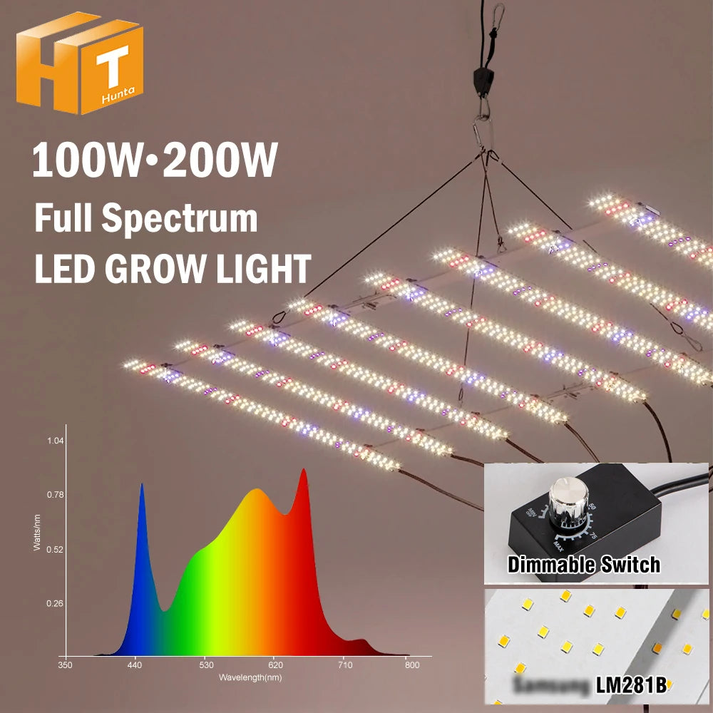 100W 200W Full Spectrum LED Grow Light